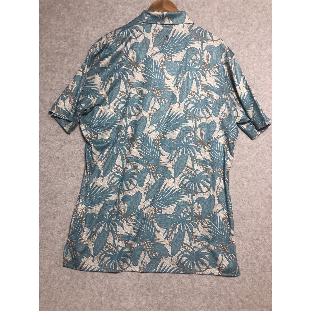 Johnnie-O Large Murry Seal Polo Shirt Men’s Large JMPO4440 Golf Tropical Preppy - Picture 10 of 12
